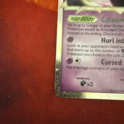 Pokemon Card - Gengar (Prime) 94/102 Triumphant Holo Rare LP - Image 5