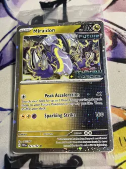 Pokemon TCG Miraidon 121/162 Sealed Temporal Forces Stamped Promo Card - Image 1
