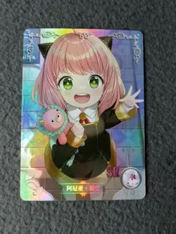 ANYA FORGER SPY X FAMILY Goddess Story NS-2M10 SR-06 WAIFU anime CARD - Image 1