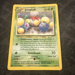 Pokemon Jumpluff Holo Rare TCG Card 9/64 Neo Revelation Unlimited - Image 1