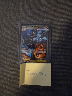 Mega Charizard X EX 125/094 Phantasmal Flames - SIR Pokemon Card NM Condition - Image 1