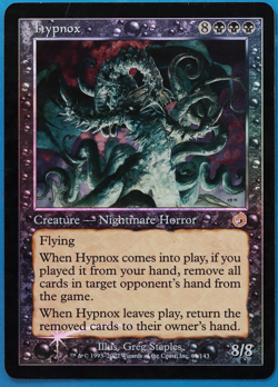 Hypnox FOIL Torment HP/DAMAGED Black Rare MAGIC CARD (ID# 506267) ABUGames - Image 1