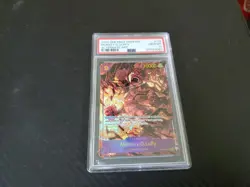 PSA 10 GEM MINT - ONE PIECE Monkey D. Luffy (Alt Art) OP09 card # 119 - Image 1