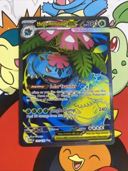 Mega Venusaur EX 155/132 Mega Evolution ENGLISH Pokemon TCG Card NM - Image 1