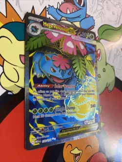 Mega Venusaur EX 155/132 Mega Evolution ENGLISH Pokemon TCG Card NM - Image 2