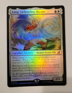 Mtg Avatar The Last Airbender Aang, Airbender Master NM Foil - Image 1