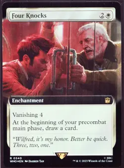 Four Knocks - 340 Extended Foil - MTG Doctor Who - Image 1