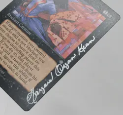 MTG Ice Age 1995 Cloak of Confusion Signed By Artist Margaret Organ-Kean - Image 3