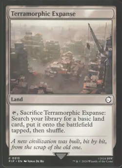 Terramorphic Expanse 313 Magic: the gathering Universes Beyond: Fallout - Image 1