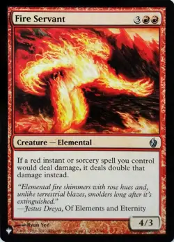 Fire Servant Regular - The List MTG-NM - Image 1