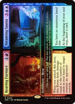 ** Roaring Furnace Steaming Sauna FOIL PROMO PACK ** [NM] MTG Rare Room Solid - Image 1