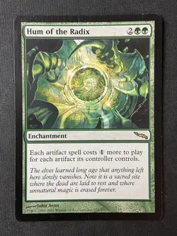 MTG Mirrodin #122 Hum of the Radix MP - Image 1