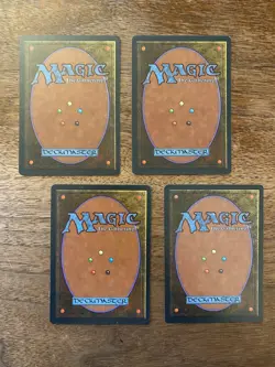 Animate Dead NM+ 4x NEVER PLAYED MTG 4th Fourth Ed. Magic x4 FREE SHIPPING - Image 2