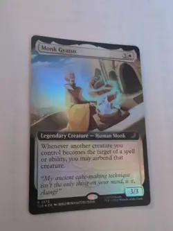 x1 Monk Gyatso - Foil - Extended Art R MTG Avatar: The Last Airbender: Eternal M - Image 1