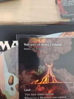 Volcano of Roku’s Island - Borderless Foil #61 - MTG: Avatar The Last Airbender - Image 2
