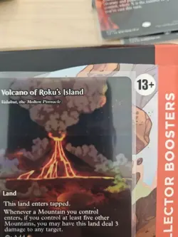 Volcano of Roku’s Island - Borderless Foil #61 - MTG: Avatar The Last Airbender - Image 3