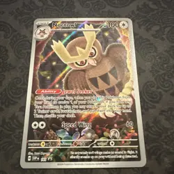 Pokemon Noctowl TCG 141 SV Scarlet & Violet Promo - Image 1