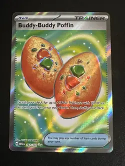Buddy Buddy Poffin 167/132 Pokemon Mega Evolution Ultra Rare Full Art Holo NM - Image 1