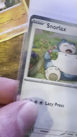 Snorlax SVP 122 Pokemon Scarlet & Violet Black Star Promo Cosmos Holo SWIRL NM - Image 2