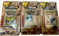 Rare 1999 FACTORY SEALED ... Pokemon Fossil booster packs. Full art set - Image 1