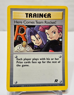 Here Comes Team Rocket! 15/82 Holo Rare Unlimited Team Rocket Pokemon 588 - Image 1