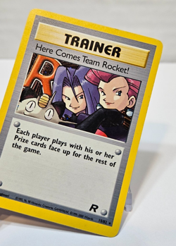 Here Comes Team Rocket! 15/82 Holo Rare Unlimited Team Rocket Pokemon 588 - Image 3