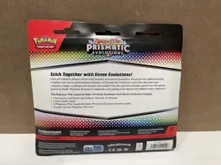 Pokemon Prismatic Evolutions Tech Sticker Collection Glaceon 3 Booster Pack - Image 4