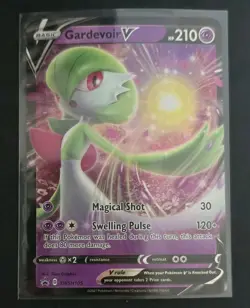 Pokemon TCG Gardevoir V SWSH Black Star Promos SWSH105 Promo Near Mint - Image 1