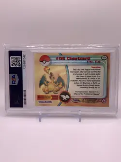 CHARIZARD - 2000 TOPPS CHROME POKEMON T.V. #06 - MINT 🔥 🔥 Just Graded! - Image 4