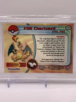 CHARIZARD - 2000 TOPPS CHROME POKEMON T.V. #06 - MINT 🔥 🔥 Just Graded! - Image 5
