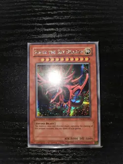 Yu-Gi-Oh! TCG Slifer The Sky Dragon YMA-EN001 Secret Rare Promo SEALED - Image 2