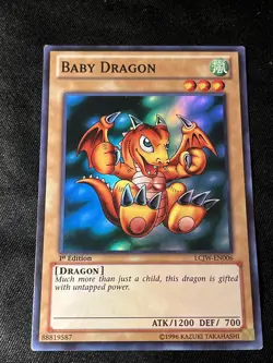 Baby Dragon - LCJW-EN006 - Super Rare - 1st Edition x1 - Lightly Played - Image 1