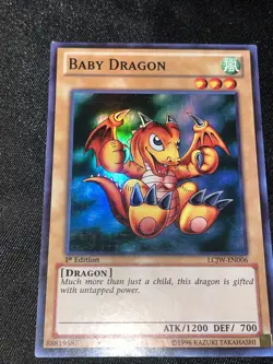 Baby Dragon - LCJW-EN006 - Super Rare - 1st Edition x1 - Lightly Played - Image 2