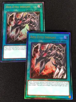 Yugioh Red-Eyes Insight RA03-EN061 1st Ultimate x2 (NM) - Image 1
