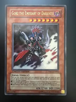 YuGiOh Gorz the Emissary of Darkness - YR01-EN003 - Ultra Rare LP - Image 1