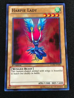 Yugioh Harpie Lady LCJW-EN082 1st Super (NM) - Image 1