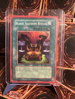 Yugioh! TCG Black Illusion Ritual MRL-051 Super Rare Unlimited - NM - Image 1
