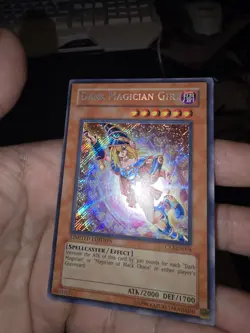YUGIOH TCG Dark Magician Girl CT2-EN004 Secret Rare Holo 2005 Tin NM - Image 5