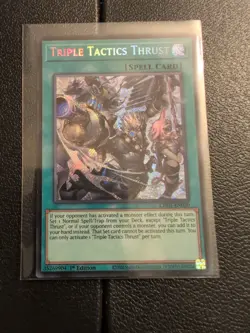 Triple Tactics Thrust Secret Rare Yugioh Chronicles Deck CH01 - Image 1