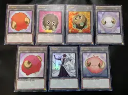 Yugioh Super Rare Token Set Of 7! Kaiba & Lamb Tokens - Image 1