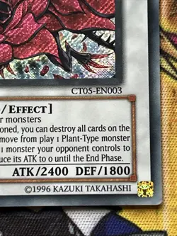 Black Rose Dragon CT05-EN003 LP Secret Rare Limited Edition Yu-Gi-Oh - Image 4
