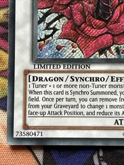 Black Rose Dragon CT05-EN003 LP Secret Rare Limited Edition Yu-Gi-Oh - Image 5