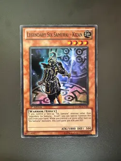 Legendary Six Samurai - Kizan STOR-EN020 Super Rare 1st Edition EX YuGiOh - Image 1
