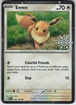 Pokemon Eevee (Holiday Calendar) 133/165 Miscellaneous Cards & Products Common N - Image 1