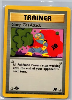 Goop Gas Attack 78/82 Non Holo Team Rocket - Pokemon Card - LP - Image 1