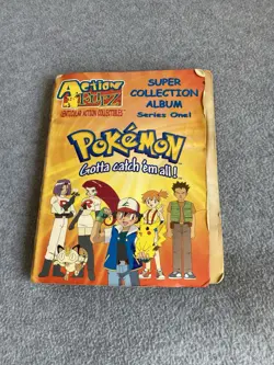 Pokemon Action Flipz 3D Hologram Set Collection Album / 18 Cards Included - Image 1