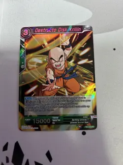 Destructo Disk Krillin TB1-053 R Dragon Ball Super Card TCG X1 - Image 1