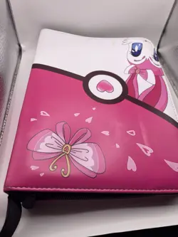 Pink Pokemon Card Binder With Sleeves - Image 1