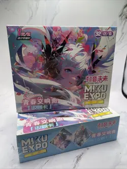 Hatsune Miku 32 Pack Booster Box CCG Trading Card Game New Anime 2024 - Image 1