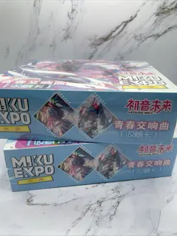 Hatsune Miku 32 Pack Booster Box CCG Trading Card Game New Anime 2024 - Image 2